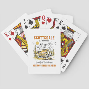 Benutzerdefinierte Junggesellinnenabschiedsparty i Spielkarten