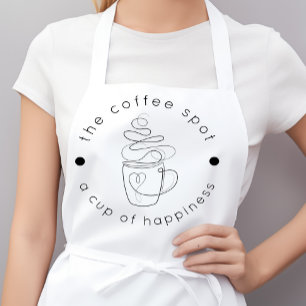 Benutzerdefinierte Kaffeerösterei Fügen Sie Ihr Lo Schürze