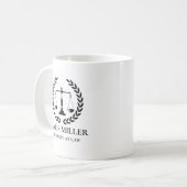 Benutzerdefinierte Kaffeetasse für Anwälte, Abschl (Vorderseite Links)