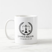 Benutzerdefinierte Kaffeetasse für Anwälte, Abschl (Links)