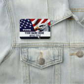 Benutzerdefinierte Kampagnenname-Vorlage Namensschild (Beispiel)