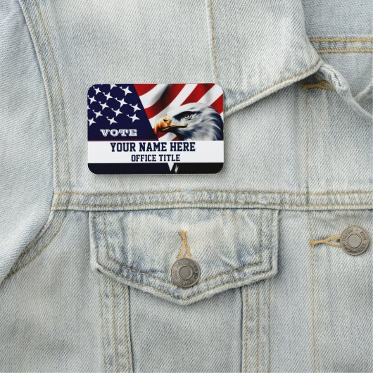 Benutzerdefinierte Kampagnenname-Vorlage Namensschild (Beispiel)