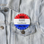 Benutzerdefinierte Kampagnenvorlage für Wahlen-Sch Button (Beispiel)