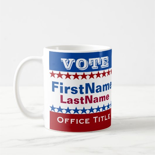 Benutzerdefinierte Kampagnenvorlage Kaffeetasse (Links)