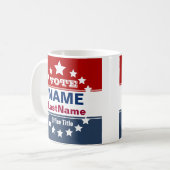 Benutzerdefinierte Kampagnenvorlage Kaffeetasse (Vorderseite Links)