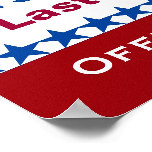 Benutzerdefinierte Kampagnenvorlage Poster (Ecke)