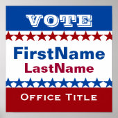 Benutzerdefinierte Kampagnenvorlage Poster (Vorne)