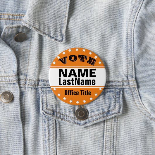 Benutzerdefinierte Kampagnenvorlage schwarz / oran Button (Beispiel)