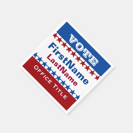 Benutzerdefinierte Kampagnenvorlage Serviette (Ecke)