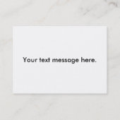 Benutzerdefinierte Kampagnenvorlage Visitenkarte (Rückseite)