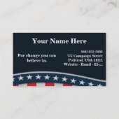 Benutzerdefinierte Kampagnenvorlage Visitenkarte (Rückseite)