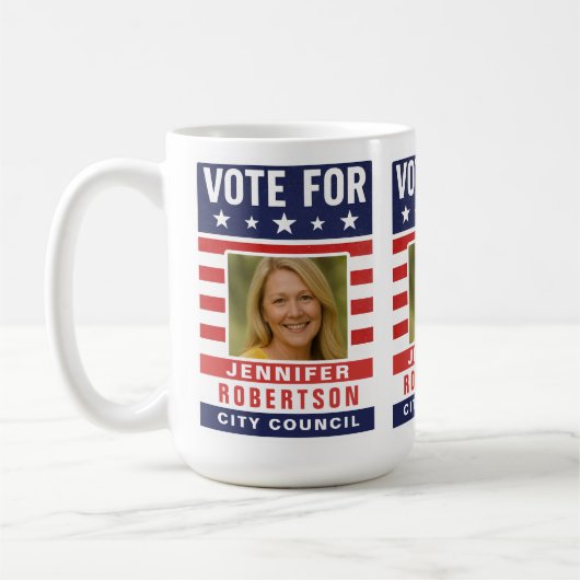 Benutzerdefinierte Kampagnenwahl Kaffeetasse (Links)