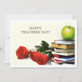 Benutzerdefinierte Karte des glücklichen Lehrertag (Vorderseite)