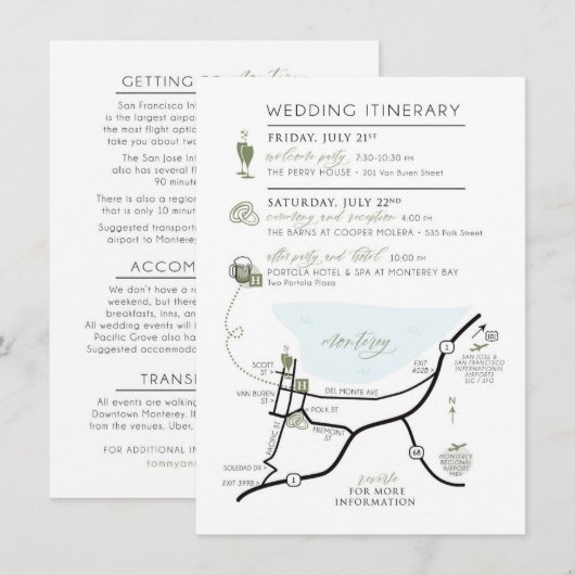 Benutzerdefinierte Karte Einladungskarte für ABBY (Vorne/Hinten)