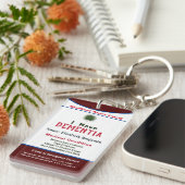 Benutzerdefinierte Karte für den medizinischen War Schlüsselanhänger (Vorderseite rechts)