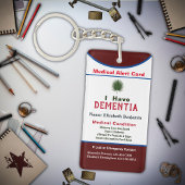 Benutzerdefinierte Karte für den medizinischen War Schlüsselanhänger