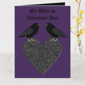 Benutzerdefinierte Karte für Gothic Ravens und Bla (Gelbe Blume)