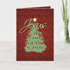 Benutzerdefinierte Karten, Jesus ist der Grund für Feiertagskarte