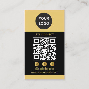 Benutzerdefinierte Karten Modern, Social Media QR