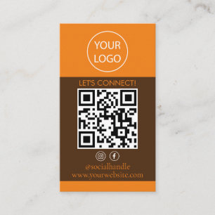 Benutzerdefinierte Karten Modern, Social Media QR