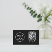 Benutzerdefinierte Karten, Social Media QR Code Sc Visitenkarte (Stehend Vorderseite)