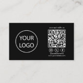 Benutzerdefinierte Karten, Social Media QR Code Sc Visitenkarte (Vorderseite)