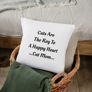 Benutzerdefinierte Katzenfreunde-Tierliebhaber-Zit Kissen