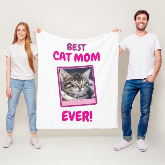 BENUTZERDEFINIERTE KATZENMUTTER MUTTER JE PET LOVE FLEECEDECKE (Beispiel)