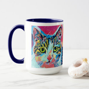 Benutzerdefinierte Katzenporträtmalerei - Für imme Tasse