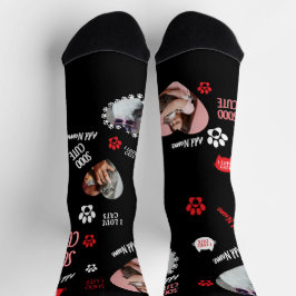 Benutzerdefinierte Katzensocken Geschenk für Katze Socken