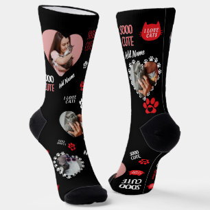 Benutzerdefinierte Katzensocken Geschenk für Katze Socken