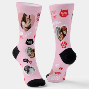Benutzerdefinierte Katzensocken Geschenk für Katze Socken
