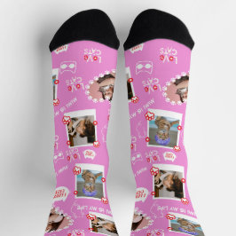Benutzerdefinierte Katzensocken mit Foto - Persona Socken
