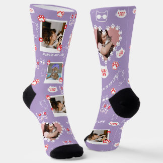 Benutzerdefinierte Katzensocken mit Foto - Persona Socken