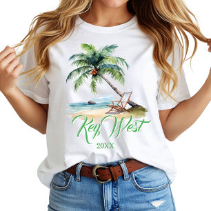 Benutzerdefinierte Key West Strand T-Shirt