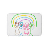 Benutzerdefinierte Kinder, in denen Kids-Artwork G Badematte (Vorderseite)