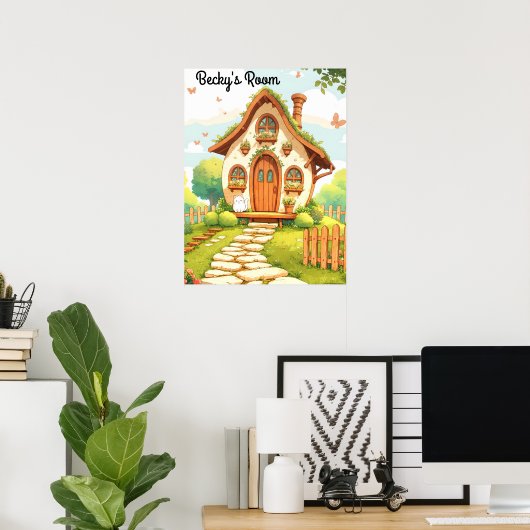 Benutzerdefinierte Kinder Poster (Heimbüro)