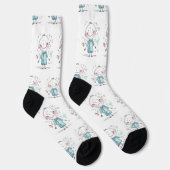 benutzerdefinierte Kinderzeichnung Socken (Rechts)
