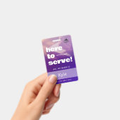 Benutzerdefinierte Kirchen Namensschild ID Vorlage Ausweis (Handheld)