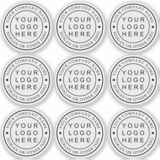 Benutzerdefinierte Klarstellung des Circle Busines Aufkleber (Vorderseite)