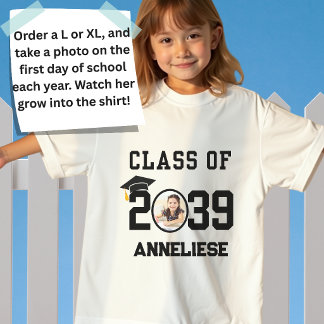 Benutzerdefinierte Klasse von 2039 Wachse Mit Mir T-Shirt
