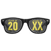 Benutzerdefinierte Klasse von Abschluss-Spaß-Retro Partybrille (Vorderseite)