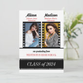 Benutzerdefinierte Klasse von zweistufigen Hochsch Einladung (Stehend Vorderseite)