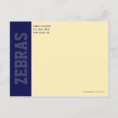 Benutzerdefinierte Klasse Wiedersehen Rett-the-Dat Ankündigungspostkarte (Rückseite)