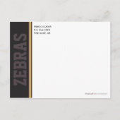 Benutzerdefinierte Klasse Wiedersehen Rett-the-Dat Ankündigungspostkarte (Rückseite)