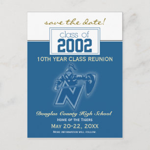 Benutzerdefinierte Klasse Wiedersehen Rett-the-Dat Postkarte