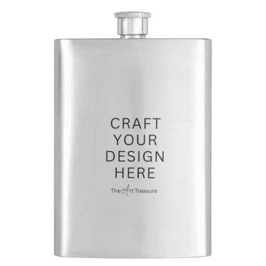 Benutzerdefinierte klassische Flasche mit individu Flachmann (Vorderseite)