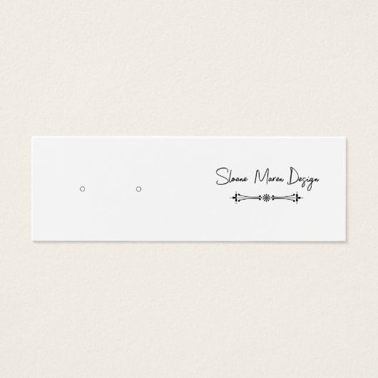 Benutzerdefinierte klassische Mini-Post/Stud-Earri (Vorderseite)