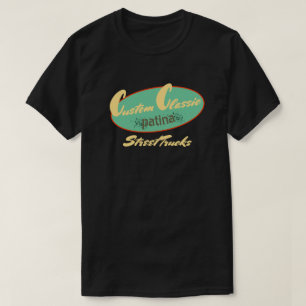 Benutzerdefinierte klassische Patina-Straßen-LKWs T-Shirt
