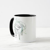 Benutzerdefinierte Klavierillustrationskunst Zeich Tasse (Vorderseite Links)